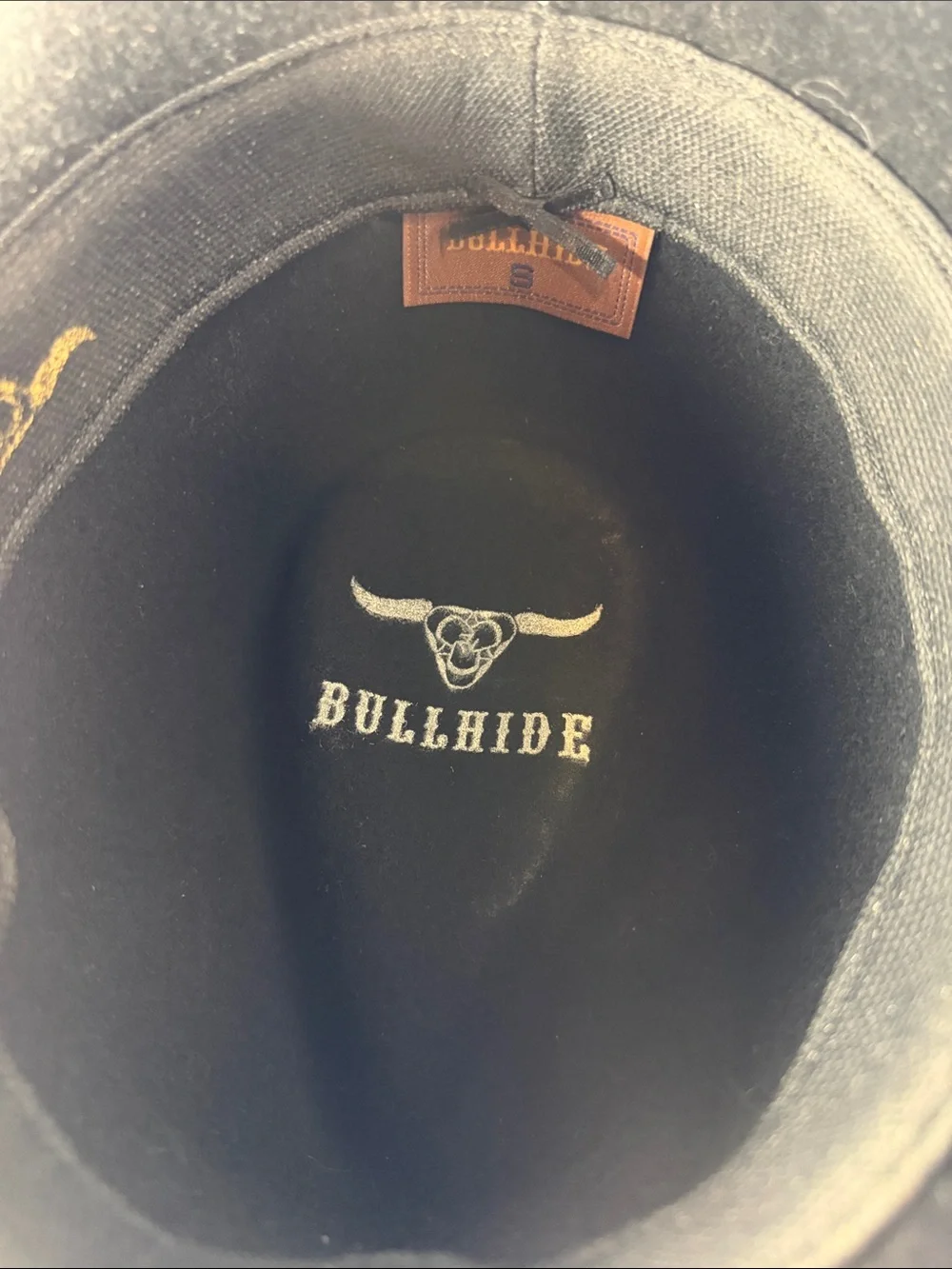 Bullhide Cowgirl hat black size Small